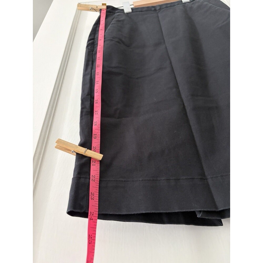 Uniqlo Black Pencil Skirt Size 0 XS Carine Roitfeld Minimalist Office Siren Work - Picture 7 of 7